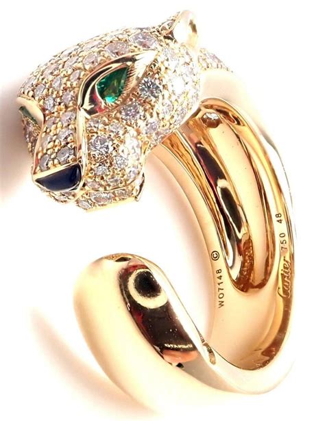 cartier leopard ring replica|cartier panthere ring for sale.